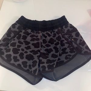 Lululemon Cheetah Printed Shorts